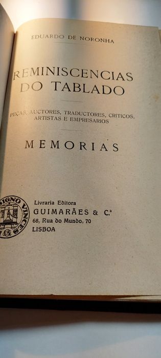 Reminiscências do Tablado - Eduardo de Noronha