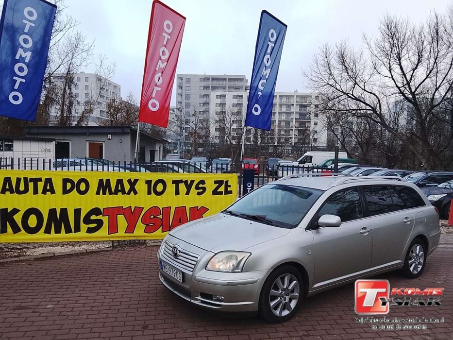Toyota Avensis !! ŚRÓDMIEŚCIE !! 2.0 Benzyna (147 KM), 2003r.! KOMIS TYSIAK
