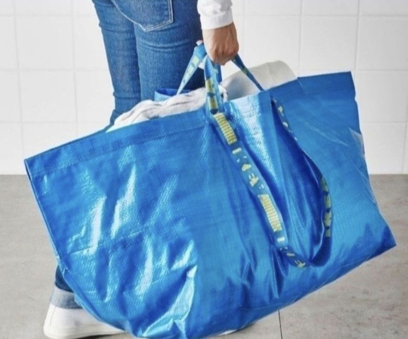 1zł Wysyłka Zestaw 2szt Dużych TOREB 71l IKEA mocne.Nowe