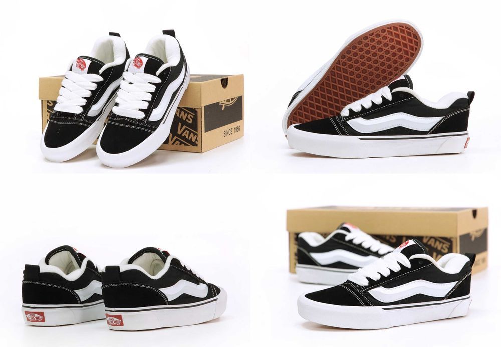 Кеды Vans Knu Skool Black White 35-45 Хит Весны! Наложка! Купить! Топ