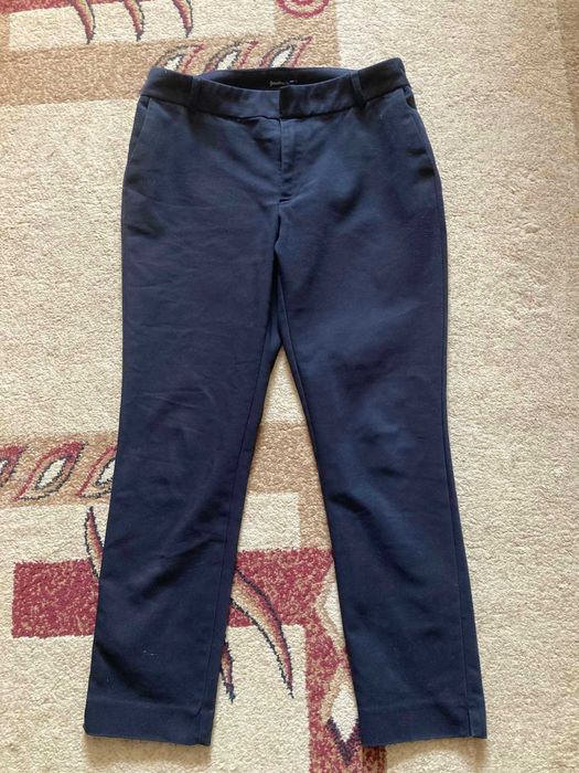 Черные укороченные  женские брюки  капри Stradivarius S-M