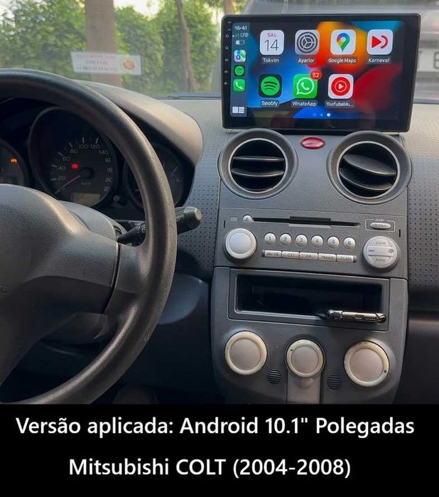(NOVO) Rádio 2DIN • Mitsubishi COLT (2004 a 2012) • Android Z30 4+64GB