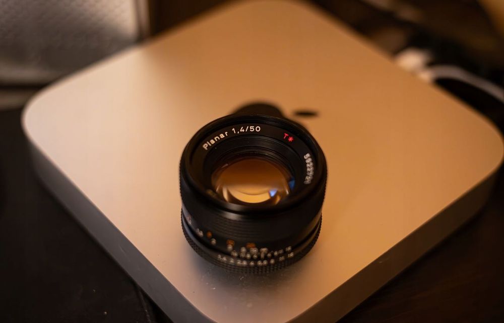 Carl Zeiss Planar 50 mm 1.4 Contax - mocowanie Nikon F