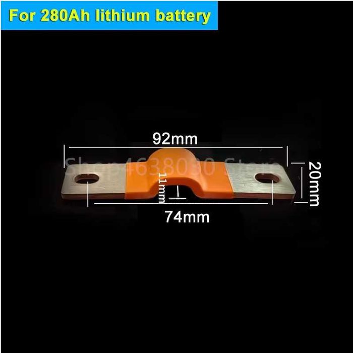 Гнучкі мідні шини 74 мм Lifepo4 на 280 Аг 304 314