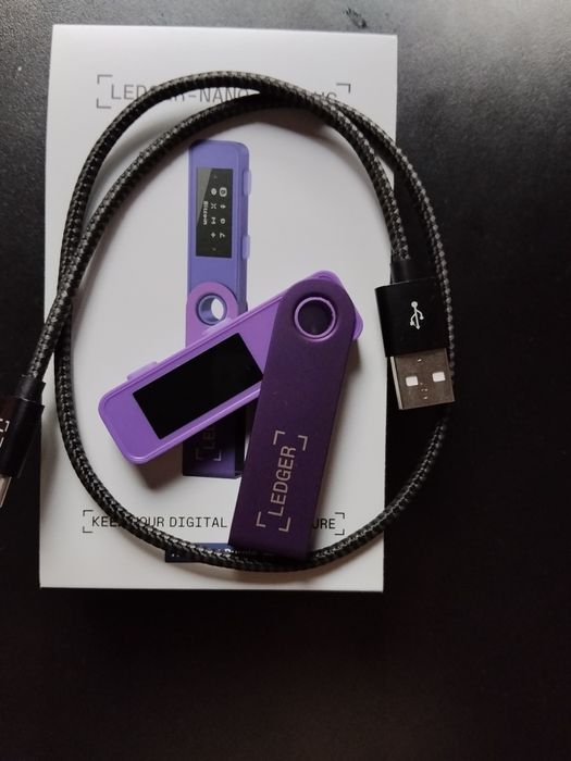 Ledger nano s plus fioletowy
