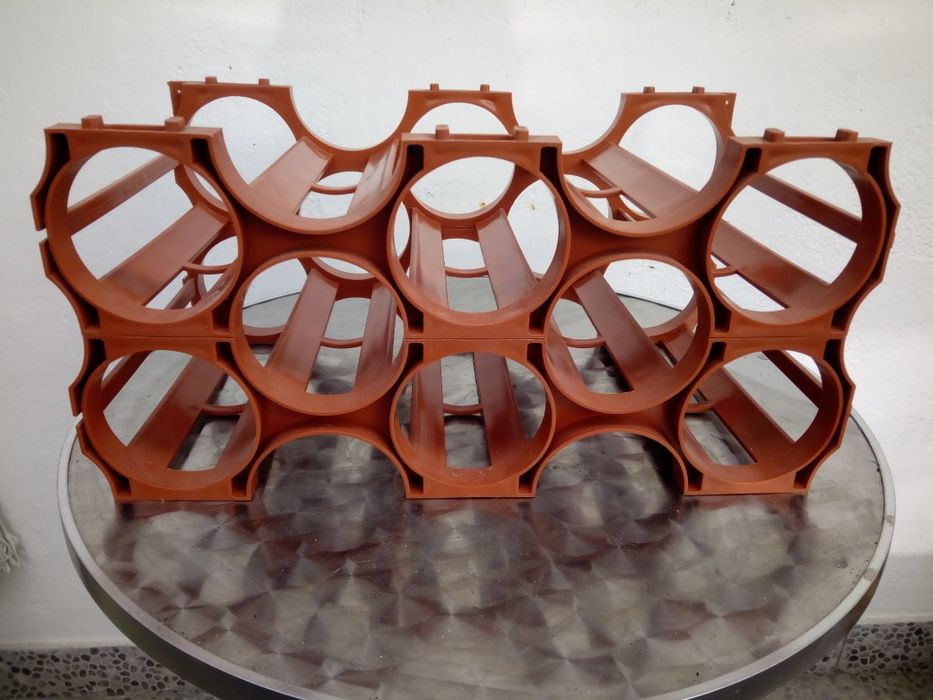 Garrafeira em PVC 10 garrafas