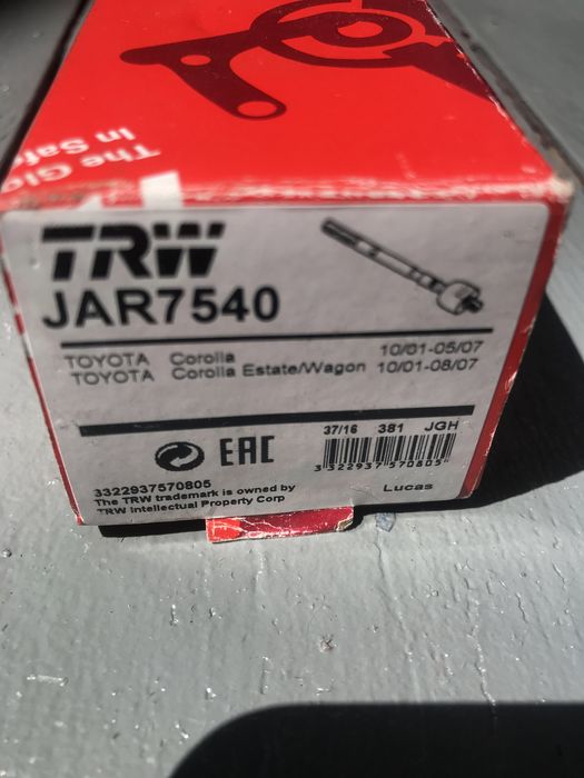 Тяга рульова JAR7540 TRW