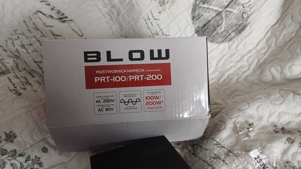 Przetwornica napięcia 230/110 V AC PRT-200 BLOW
