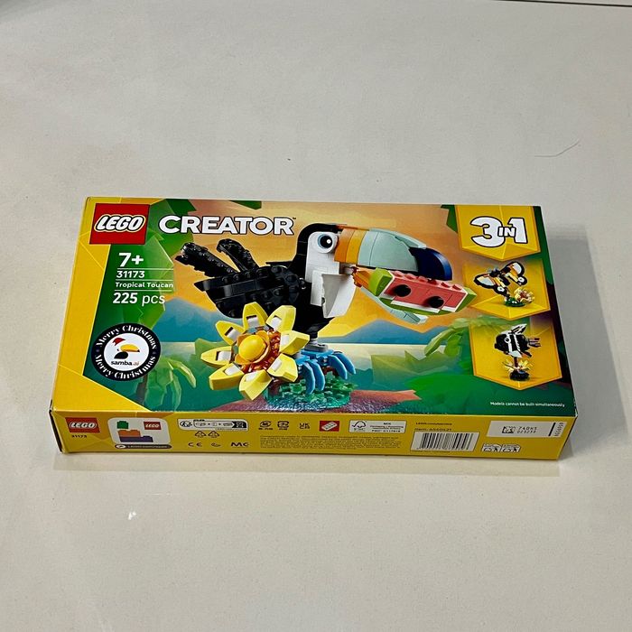 Lego zestaw 3w1 Tropikalne zwierzęta 7+ nowy