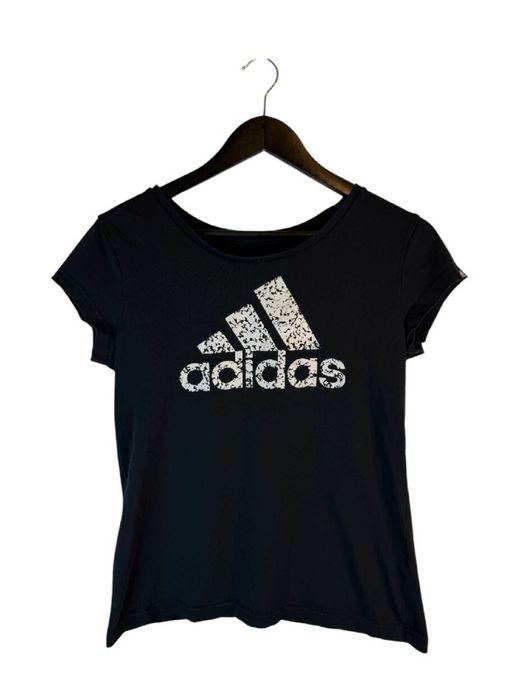 Koszulka damska Adidas czarna z dużym logiem m