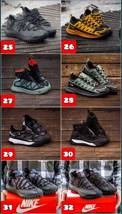 БЕЗ ПЕРЕДПЛАТИ‼️Кросівки Nike ACG Mountain Fly, Fly 2, Antarktik, Mada