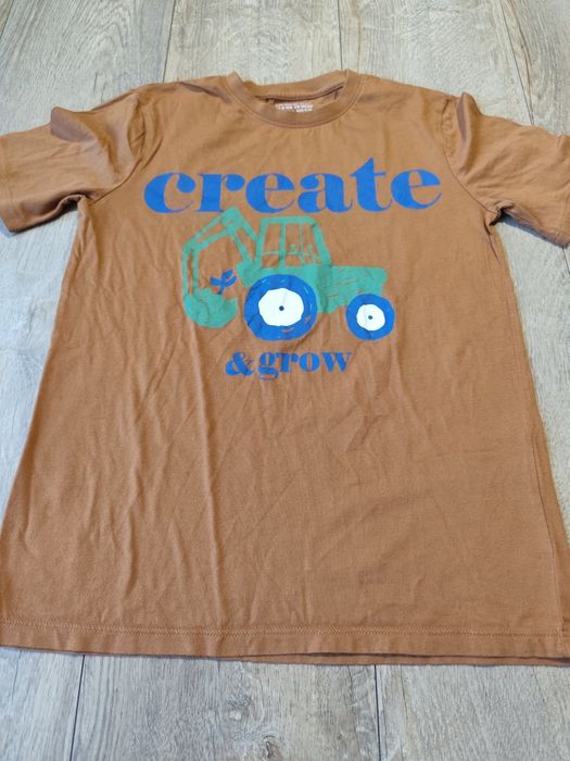 T-shirt chłopięcy 134 140 koszulka chłopięca traktor 134 140 H&M