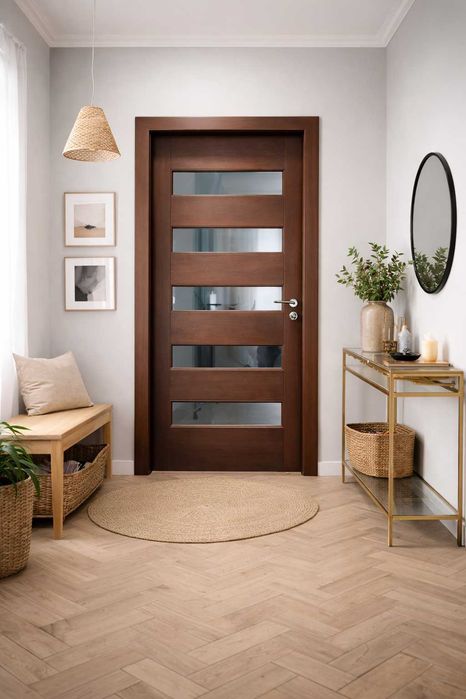 Drzwi litego drewna na pomiar