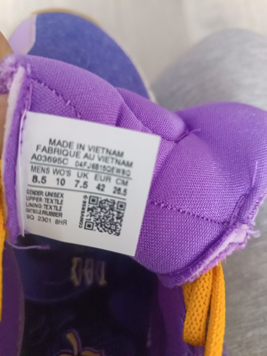 Кросовки CONVERSE оригінал 42р. 26,5 см.