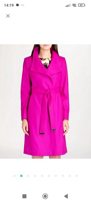 Шикарное пальто Ted baker.шерсть,кашемир.р