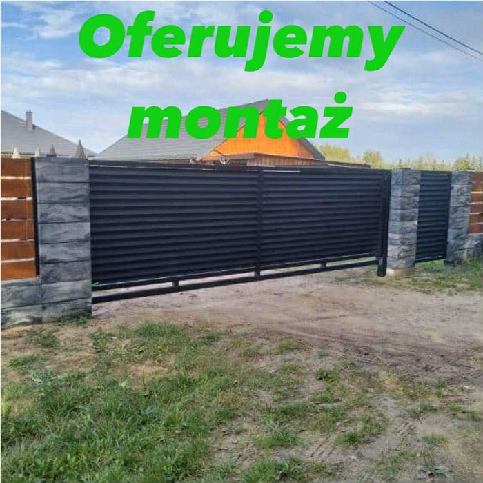 Ogrodzenie Palisadowe / Panelowe Panel 3D