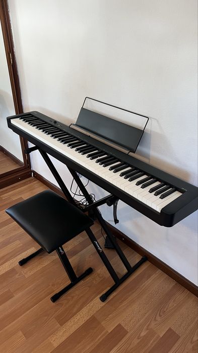 Piano Digital Casio CDP-S110 + Suporte + Banco (como novo)