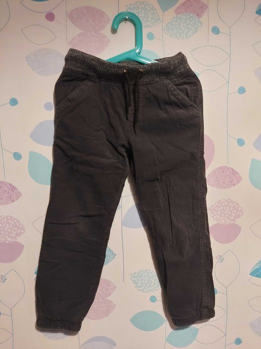 Spodnie ocieplane sztruksowe