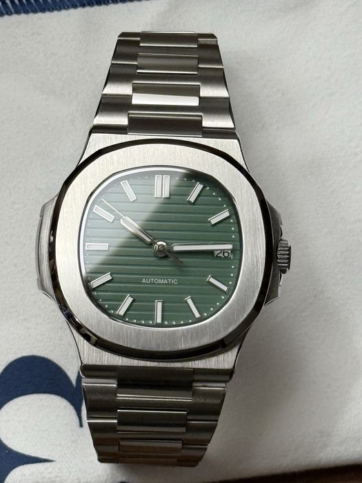Relógio Automático Estilo Nautilus – Novo | Movimento Seiko