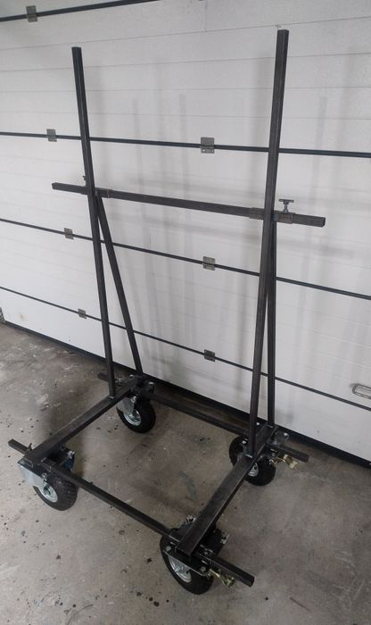 Wózek transportowy do okien szyb płyt OSB gk