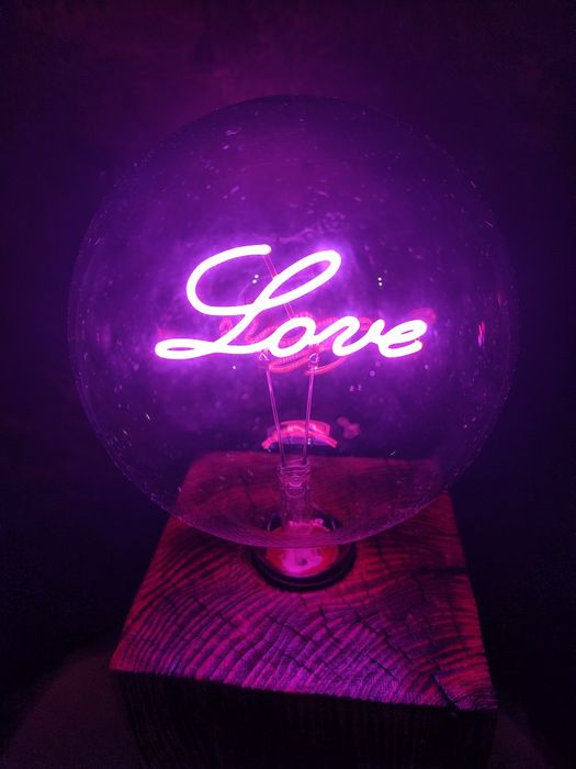 Stylowa lampka handmade
