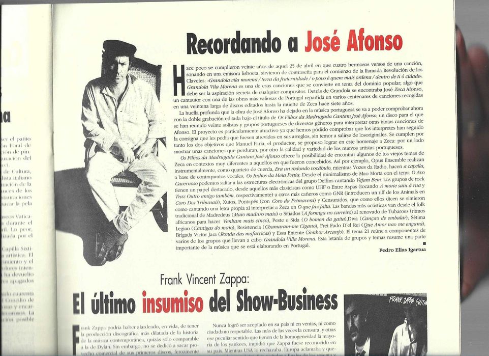 José Afonso	- - -		Hika	- - - - -	Revista
