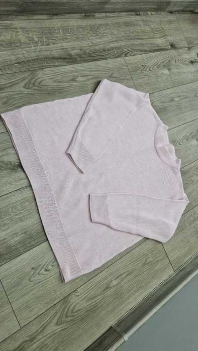 Różowy sweter damski 42/XL bawełna