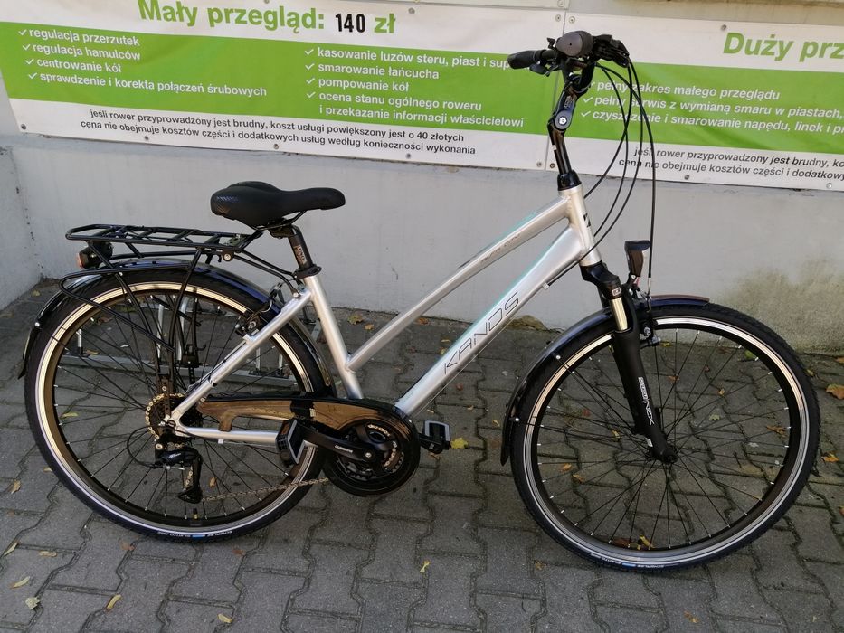 Nowy rower trekkingowy Kands Alfa City/28/24 biegi shimano
