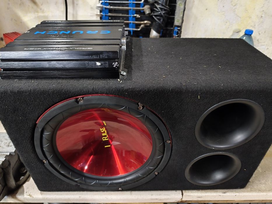 Subwoofer+wzmacniacz 1200w