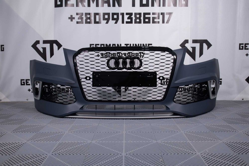 Передній бампер audi q5 8r стиль RSQ5 решітка бампер передній ауді ку5