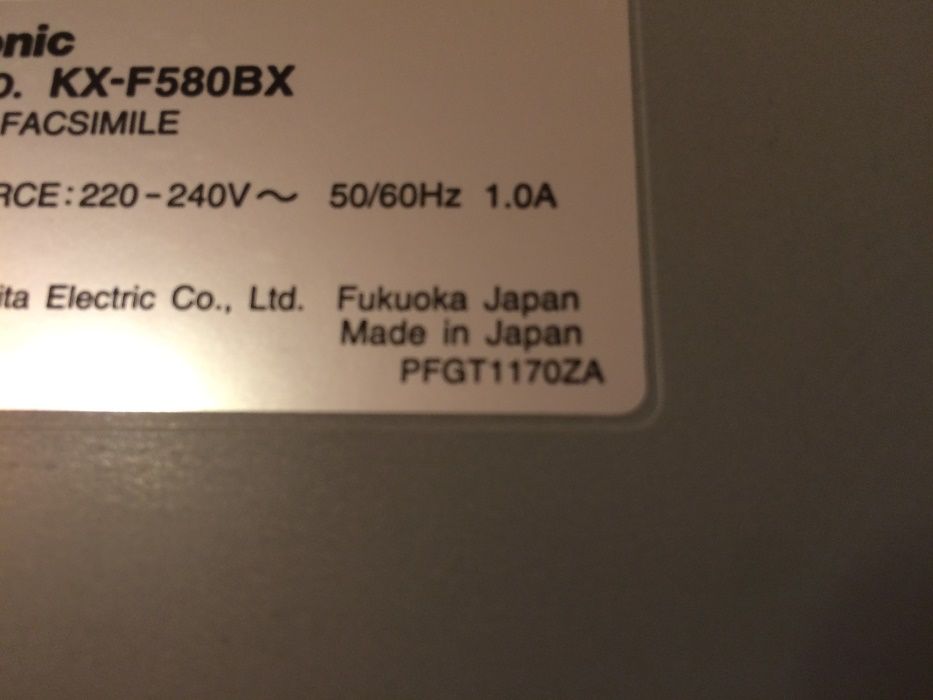 Телефон -факс Panasonic KX -F580BX