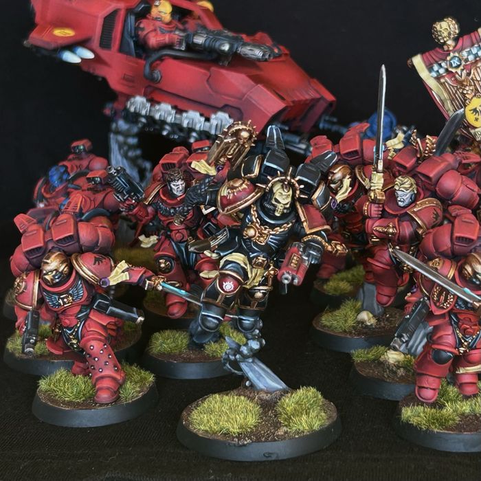 Armageddon space marines propainted