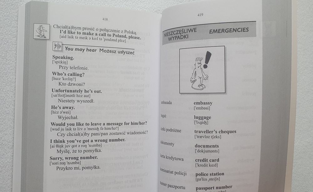 Słownik polsko-angielski, angielsko-polski z rozmówkami