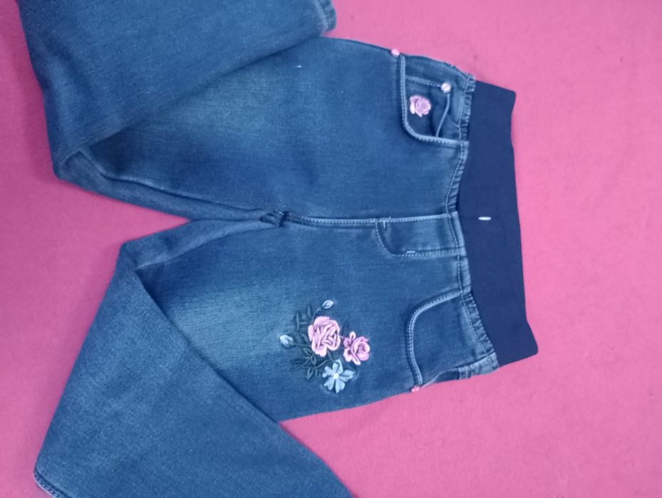 Дитячі теплі штани для дівчинки