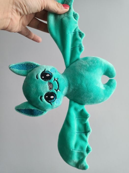 Zestaw 4 handmade małych nietoperzy z magnesami
