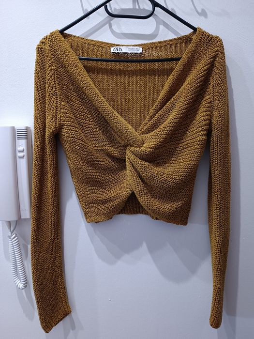 Sweter damski ażurowy rozm.M Zara