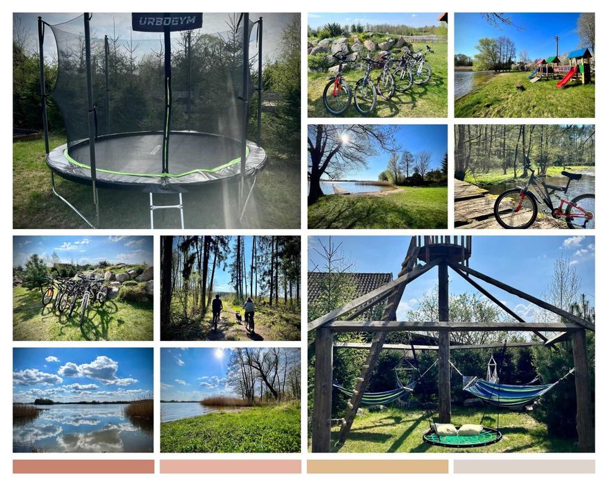 Magiczny Dom Mazury Działka Atrakcje Jezioro Rzeka Lasy Basen Urlop