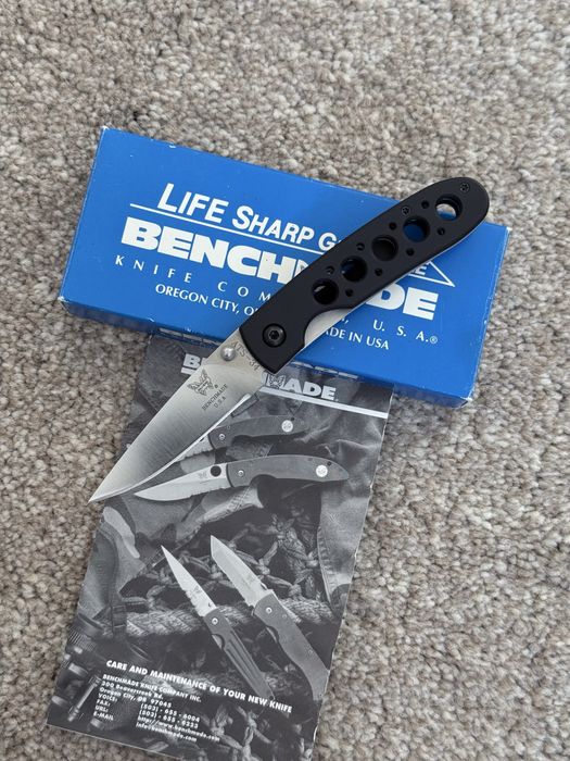 Benchmade 612-BLK Crawford Leopard  ATS-34. Discontinued! Оригінал!