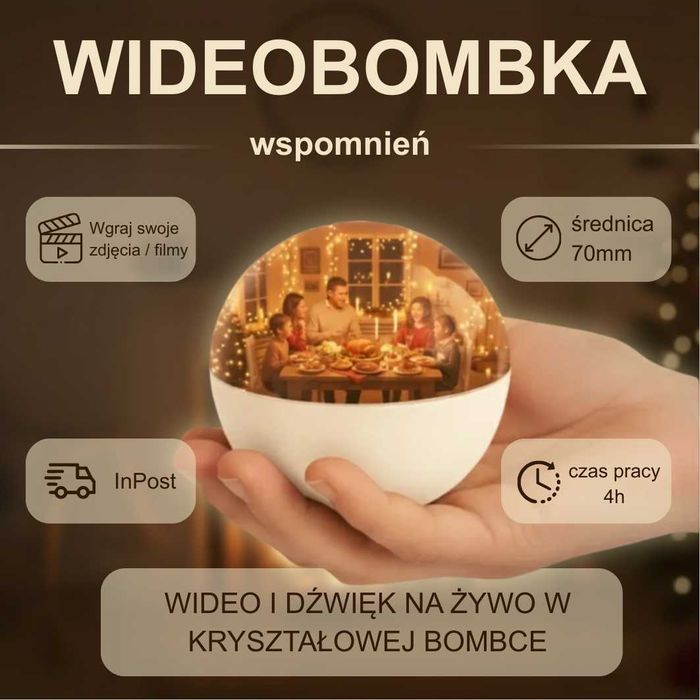 Walentynki | Magiczna Kula Kryształowa 3D | Odtwarza Wideo Wspomnienia