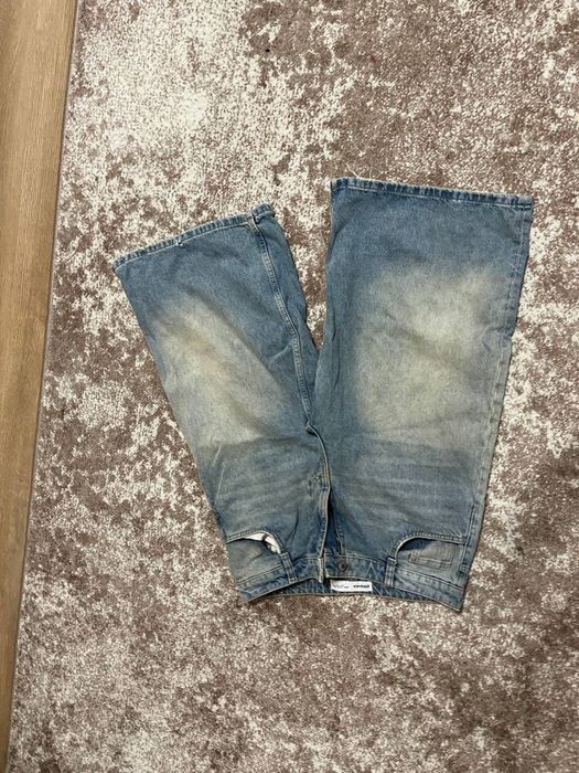 Джинси Bershka Wide Leg / Baggy (світло-блакитні)