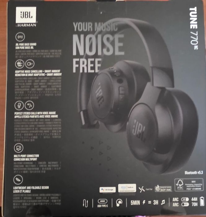 Auscultadores JBL Tune Modelo 770 NC