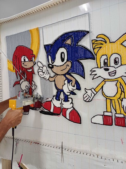 Tapete de criança personalizado e confortável "Sonic"