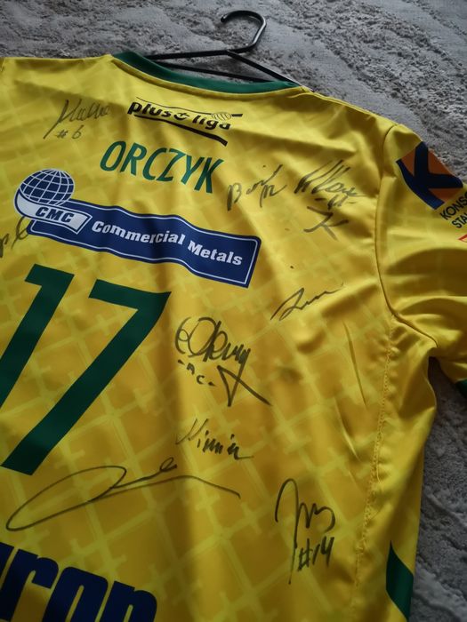 Koszulka z autografami Warta Zawiercie - Orczyk