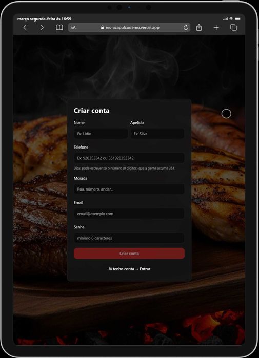 Faço Sites Profissionais para Restaurantes e Negócios Locais