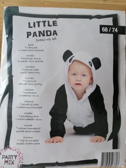 Strój przebranie panda dla dzieci