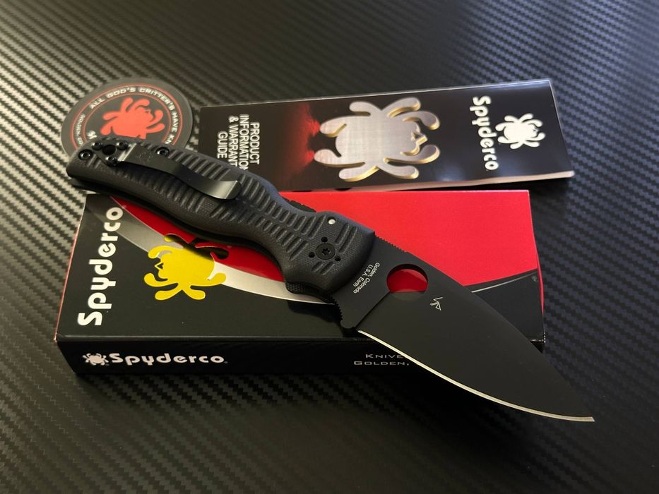 Ніж Spyderco Shaman MagnaCut DLC + Flytanium