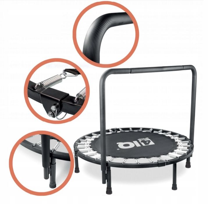 Czarująca Trampolina Czarny Kotek śr. 92cm - Towar Wyprzedażowy