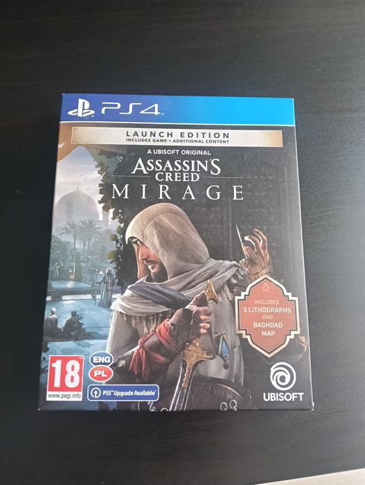 Assassin's Creed Mirage Launch Edition PS4 PS5 mapa litografie