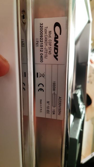 Zmywarka firmy candy cdp5740 45 cm wolnostojąca