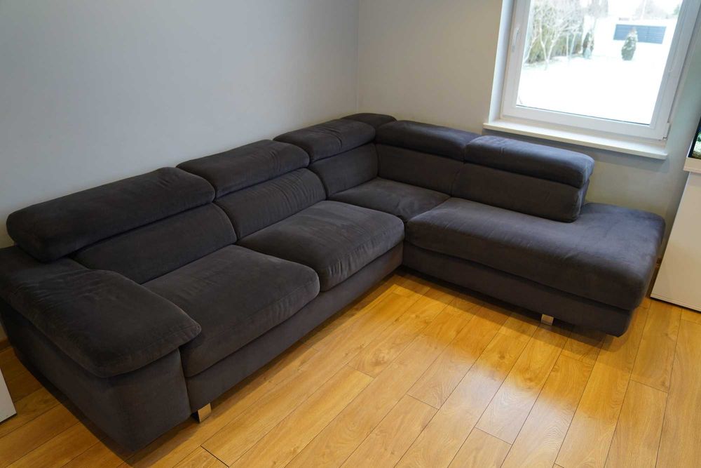 sofa welur narożnik emmohl wypoczynek